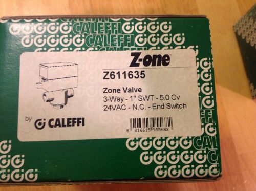 Caleffi 3- way zone valve - 1&#034; swt 24 vac- nc
