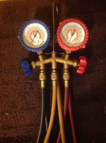 Just better a/c gauges for r-404a, r-410a, r-22. w/jb 660 psi charging hose for sale