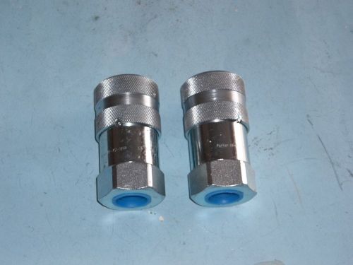 2 NEW FF-751-12FP PARKER QUICK DISCONNECT COUPLER , NON-SPILL FREE SHIPPING !!!