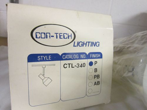 Con-Tech lighting CTL340 White PAR38 Elite Step Cylinder Track Light