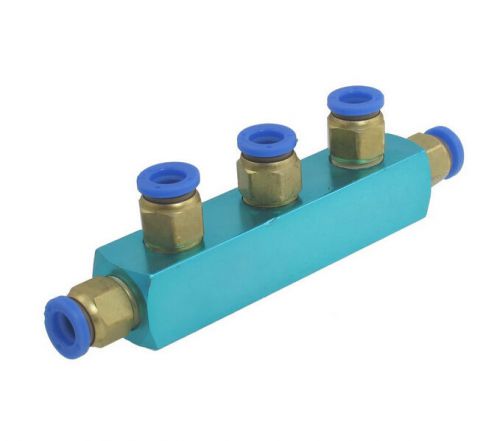 Pneumatic air hose fitting 8mm 3 way push in to connect quick coupling for sale