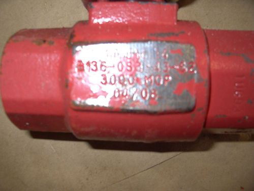 Wkm dynaseal 3/4 b136-cs3-43-s2  ball valve inline  npt 3/4&#034; 310 series for sale