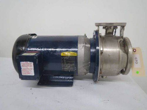 GOULDS STAINLESS 2-1/2 X 1-1/2IN 575V 5HP CENTRIFUGAL PUMP B363838
