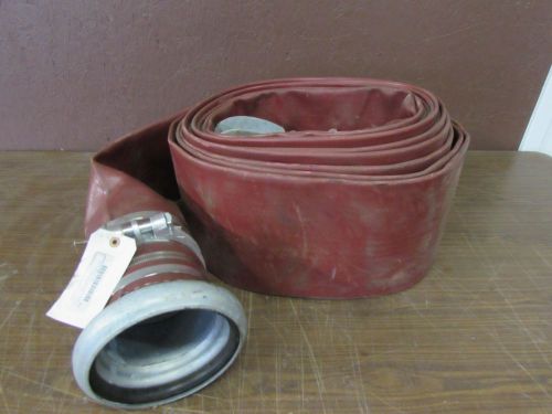 IRONSIDE RED DISCHARGE HOSE 6&#039;&#039; X 50&#039; w/ GODWIN FITTINGS NEW