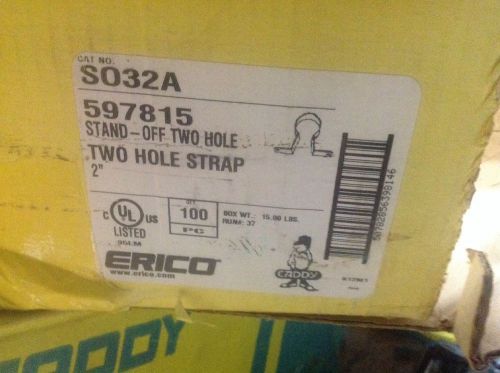 2&#034; standoff  pipe straps caddy 2 hole 150 count w/ screw,pipe hangers for sale
