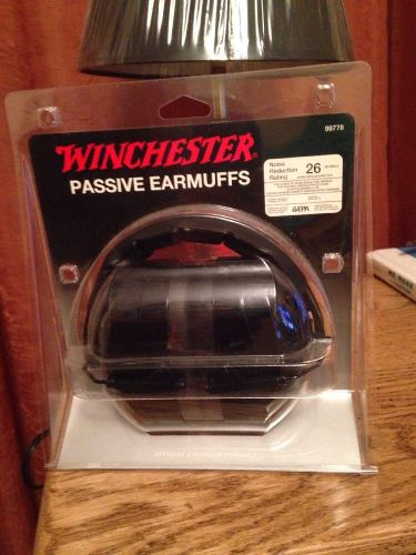 Winchester passive  ear muffs, hearing protection,  black, NWOT, in package