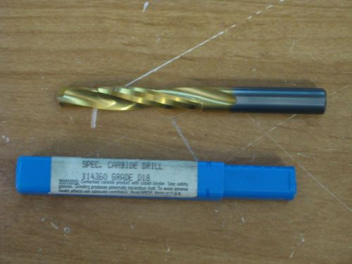 STEP DRILL SOLID CARBIDE, 1st step .330&#034;dia, 2nd step .345&#034;dia X2.0&#034; see picture