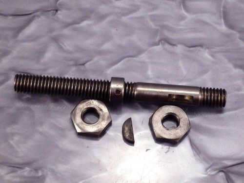 Atlas 618 Craftsman 101 6&#034; Metal Lathe M6-34 Tailstock Ram Screw w/ Key &amp; Collar