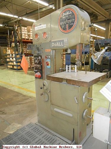 Doall vertical variable speed band saw for sale