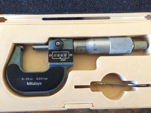 Mitutoyo 193-111 - Digital Micrometer - 0 to 25mm Range - 0.001 mm