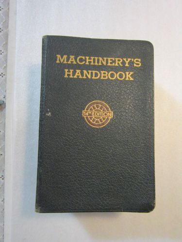 Vintage 1949 Machinery&#039;s Handbook 14th Edition