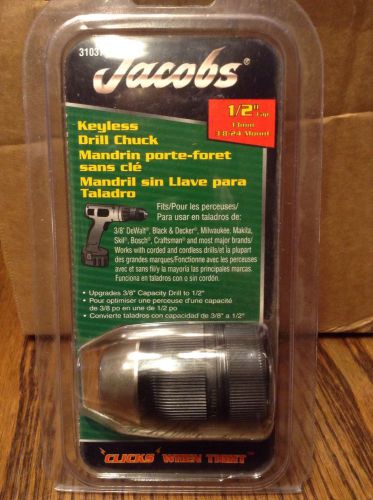 Jacobs 1/2&#034; Keyless Drill Chuck ~ New-old stock ~ #31037