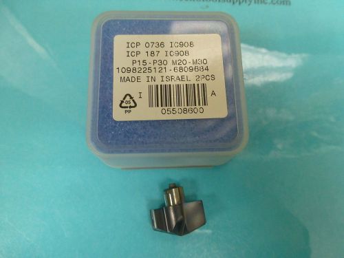 INDEXABLE DRILL TIP ICP-0736  ISCAR SUMOCHAM GRADE IC908 FOR STEEL NEW $32.04