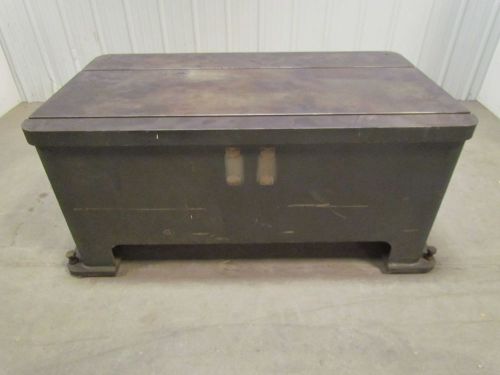 Steel fabricated t-slotted table w/2&#034; thick ground top 30&#034;x54&#034;x25&#034; tall for sale