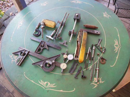 Machinist&#039;s tool lot starrett craftsman brown &amp; sharpe lufkin union tool &amp; more for sale