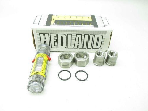 NEW HEDLAND H626-010 M4A-064622 1/2 IN NPT 0-10GPH WATER FLOW METER D460856