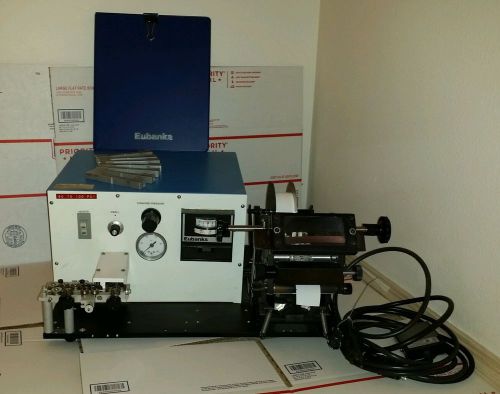 ?? Eubanks TAB 67200 Automatic Wire &amp; Tube Hot Stamp Marking Machine/Marker ??