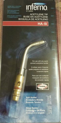 Harris inferno ha-5i a5 turbo torch quick connect extreme air acetylene tip for sale