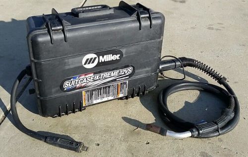 Miller 195500 Suitcase X-TREME 12VS Wire Feeder MIG Welder Complete Never Used