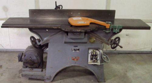 Northfield 12l, 12&#034; jointer, updated guard, 6&#039; bed, belt drive, 1950&#039;s, 3ph for sale