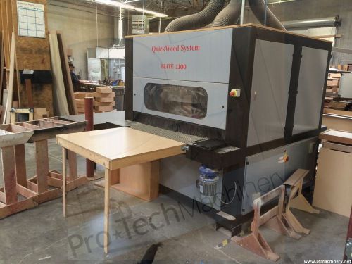 Quick Wood Elite 1100 Denibbing Machine sanding finishing woodworking machinery