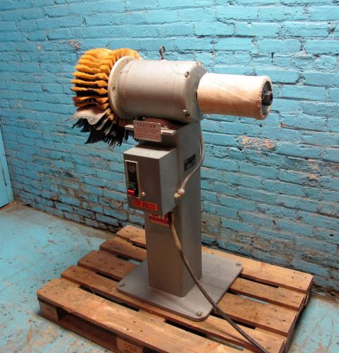 G &amp; p grinding &amp; polishing pedestal buffer flap sander pump drum  polisher 2hp for sale