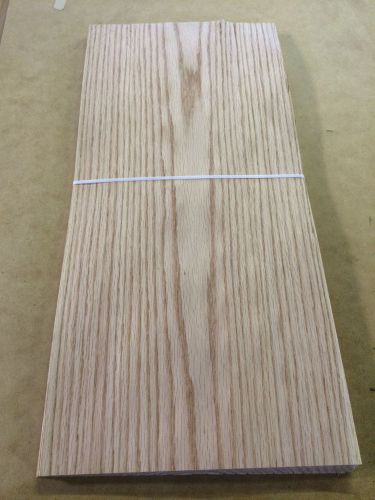 Wood Veneer Red Oak 12x26 22pcs Total Raw Veneer &#034;EXOTIC&#034; RO3 11-25