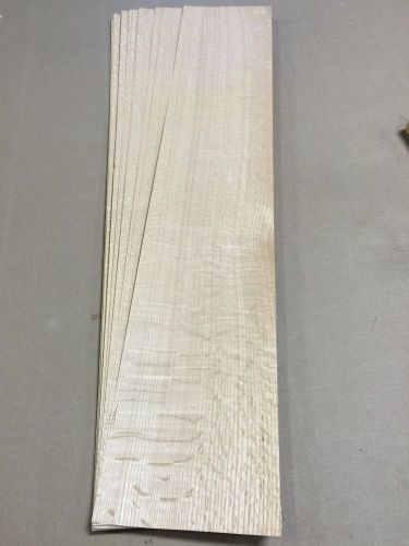 Wood Veneer Flaky Red Oak 7x40 16pcs total Raw Veneer  &#034;EXOTIC&#034; RO1 12-31