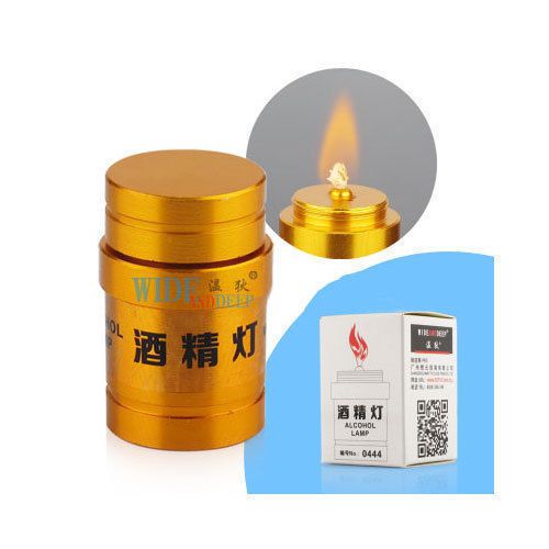 Alcohol burner lamp metal stainless steel plated portable lab equipment heating for sale