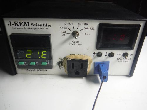 J-Kem Scientific 210 Timer Digital Temperature Controller with Character Flaws