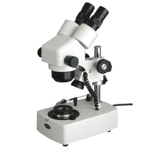 10X-80X Darkfield Jewelry Gem Stereo Zoom Microscope