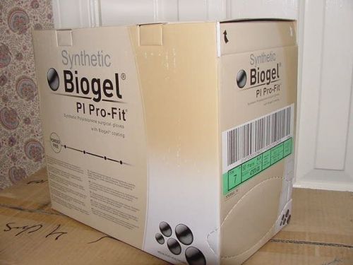 50 Pair Biogel PI Pro-Fit Synthetic Polyisoprene Surgical Gloves 47970 Sz 7 NEW
