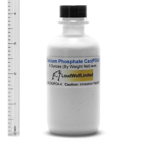 Calcium phosphate  ultra-pure (99.9%)  fine powder  4 oz  ships fast from usa for sale