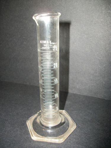 Kimax 25 ml chemical science lab or kitchen mixing glass pour tube beaker for sale
