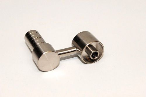 Domeless Titanium Nail Female Side Arm Fits 10mm  and One Free Jar