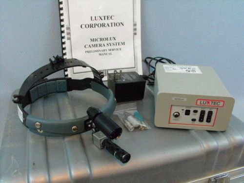Luxtec MiniLux MicroLux Headlight Digital Video Camera System Surgical Dental
