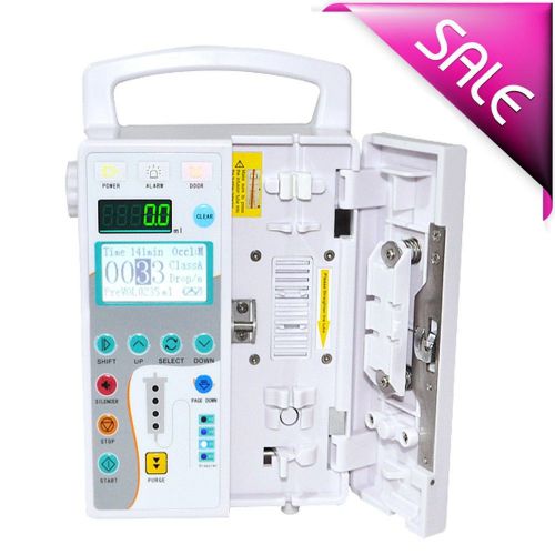 New Medical Infusion Pump IV &amp; Fluid Equipment With Audible and visual Alarm CE