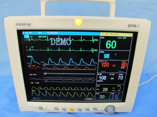 Mindray Datascope PM-9000 Express DPM5 Patient Monitor with EtCO2 and Warranty