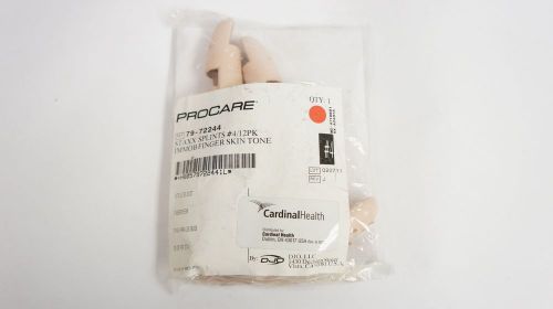 ProCare 79-72244 Staxx Splints #4 Immob Finger Skin Tone ~ Pack of 12