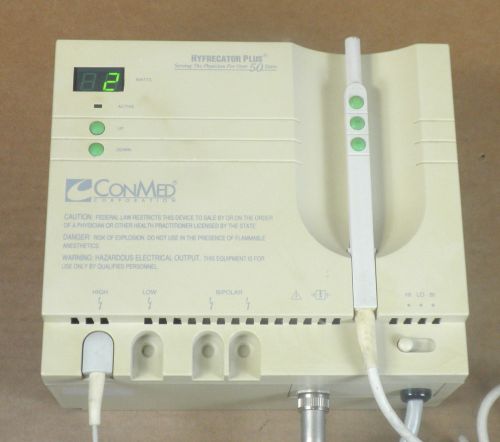 Conmed 7-797 hyfrectator plus with handpiece for sale
