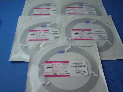 Lot of 5 Bostion Scientific™ RadiFocus Guidewire Angled Ref:A35453E