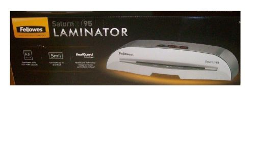 Fellowes saturn 2 (95 hot &amp; cold 9.5&#034; laminator with starter kit new sealed box for sale