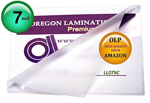 7 mil legal laminating pouches 9 x 14-1/2 laminator sleeves qty 100 for sale