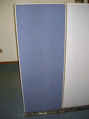 4 - HERMAN MILLER OFFICE CUBICLE WALL PANEL 48&#034; x 48&#034; USED CUBICLES PANEL grey