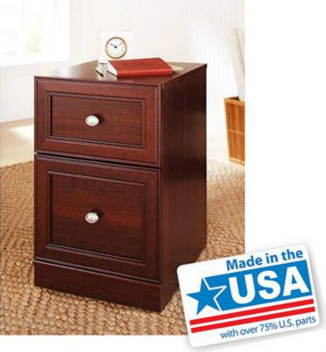 2 Drawer File Cabinet Wood Filing Desk Organizer Office Storage  Furniture Legal