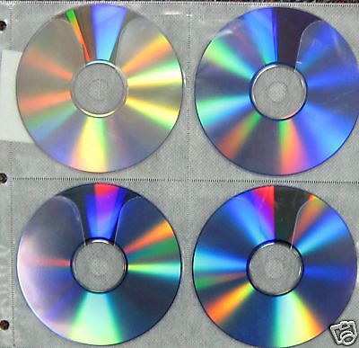 50 White 8 Disc CD DVD Binding Sleeve Holder SF005