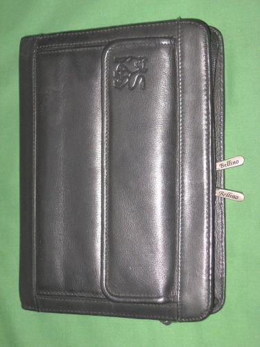 CLASSIC 1.0&#034; 3 Ring LEATHER Bellino Planner BINDER Franklin Covey ORGANIZER 9146