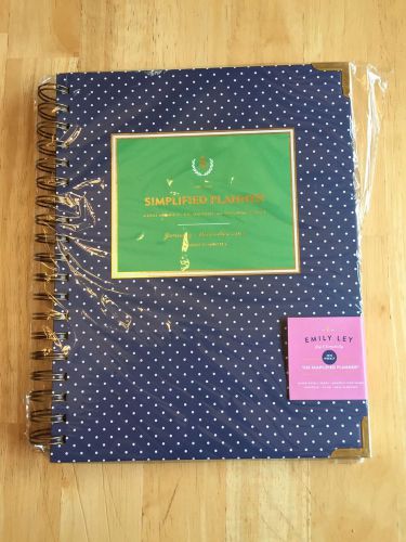 2015 Simplified Planner WEEKLY Edition By Emily Ley - Navy Dot ~ SOLD OUT