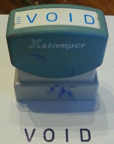 Xstamper 1117 SPECIALTY STAMP &#034;VOID&#034; BLACK
