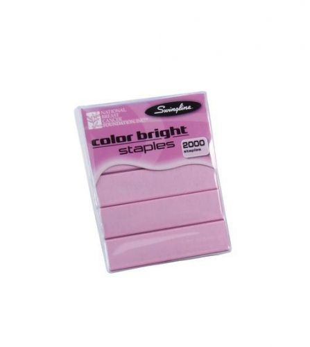Swingline Bright Pink 0.25 Inch Staples - New Item